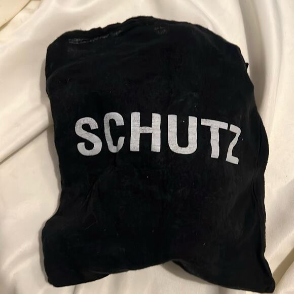 Schutz Yoko Suede Sandal Booties Black size 6 - Picture 2 of 8